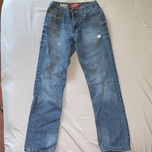 Boys distressed skinny jeans